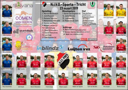 2019-03-23 NIVO-Sparta Tricht 5-3